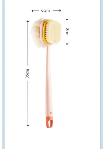 Mor Bebe Bebek Banyo Saç ve Vücut Bebek Çocuk Çift Yönlü Yıkama Fırçası