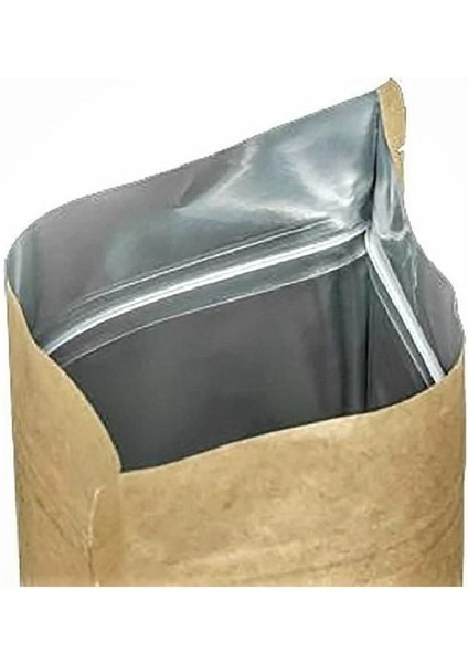 Kraft Alümi̇nyum Ki̇li̇tli̇ Doypack 13X22+4 cm 250 gr 100 Adet modelleri