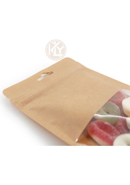 Kraft Orta Pencereli̇ Ki̇li̇tli̇ Doypack 13X22+4 cm 250 gr 100 Adet fırsatları