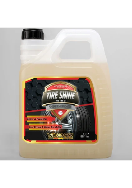 Lastik ve Tampon Koruyucu Parlatıcı Tire Shine Sıvısı 5 Lt.