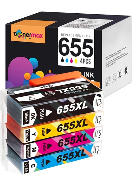 Hp 655 Deskjet Ink Advantage 5525 Set Muadil Kartuş