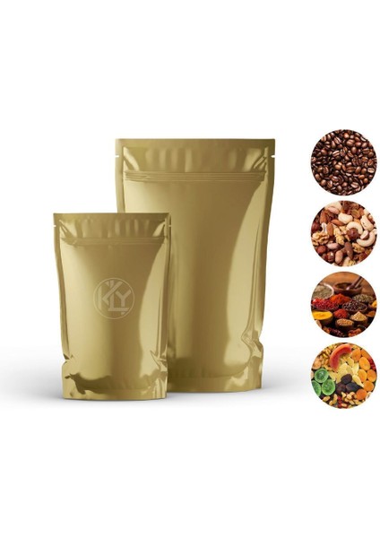 Gold Alüminyum Kilitli Doypack 20x30+5 Cm 1000 Gr 1000 Adet