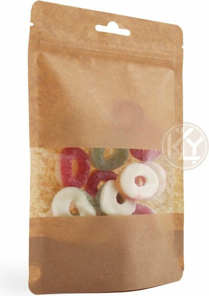 Kraft Orta Pencereli̇ Ki̇li̇tli̇ Doypack 13X22+4 cm 250 gr 1000 Adet fiyatları