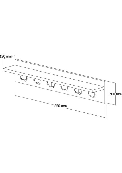 Askılık 85 cm