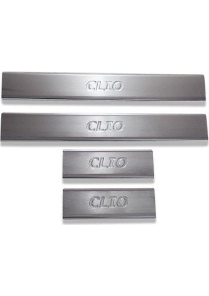 Renault Clio Uyumlu 2 Kapı Eşiği 4 Parça Krom 1998-2008