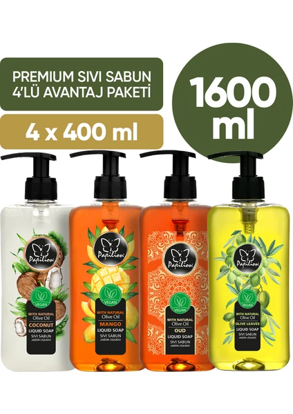 Sıvı Sabun 4'lü Avantaj Paketi - 4 x 400 ml