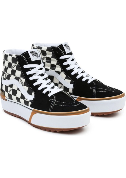 Checkerboard Sk8-Hı Stacked Kadın Sneaker VN0A4BTWVLV1