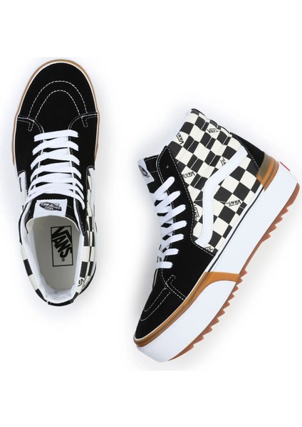 Checkerboard Sk8-Hı Stacked Kadın Sneaker VN0A4BTWVLV1