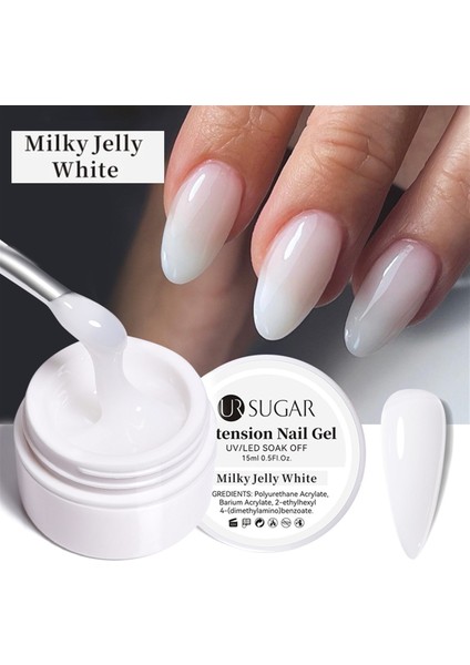 Builder Jel 15 ml Mılky Jelly White (54738)