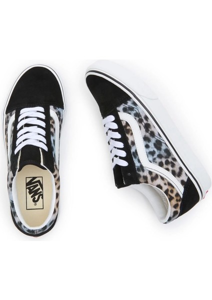 Old Skool Ayakkabı Black Cheetah Kadın Sneaker VN0A5JMI9NO1