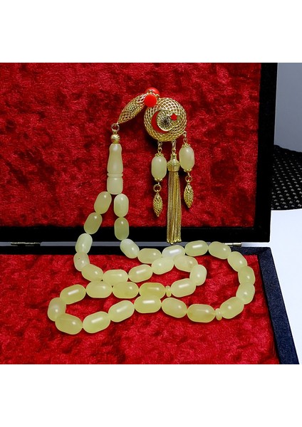 Orijinal Ukrayna Kaya Damla Kehribar Tesbih