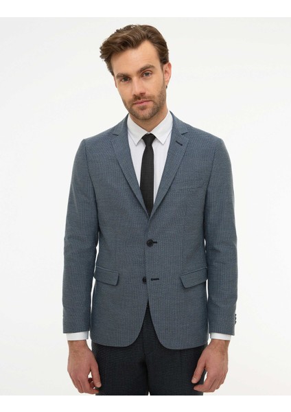 Erkek Koyu Mavi Ex. Slim Fit Ceket 50226060-VR032