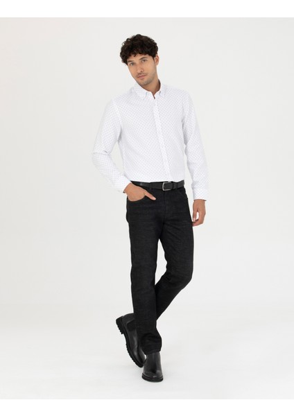 Erkek Siyah Slim Fit Jean Pantolon 50277930-VR046 modelleri