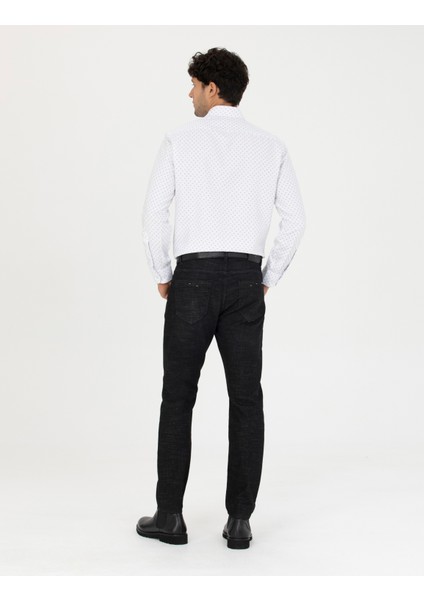 Erkek Siyah Slim Fit Jean Pantolon 50277930-VR046 fırsatları