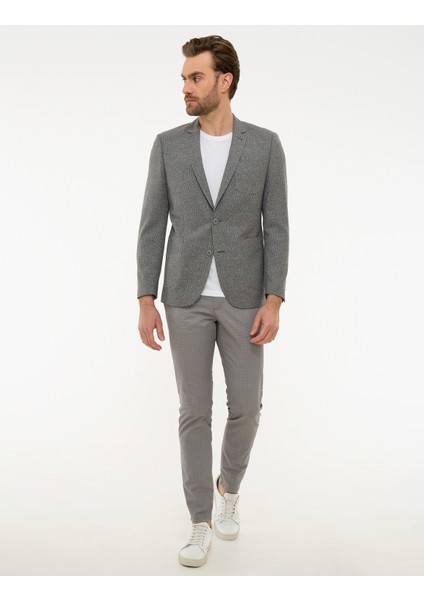 Erkek Gri Ex. Slim Fit Ceket 50220031-VR024 indirimleri