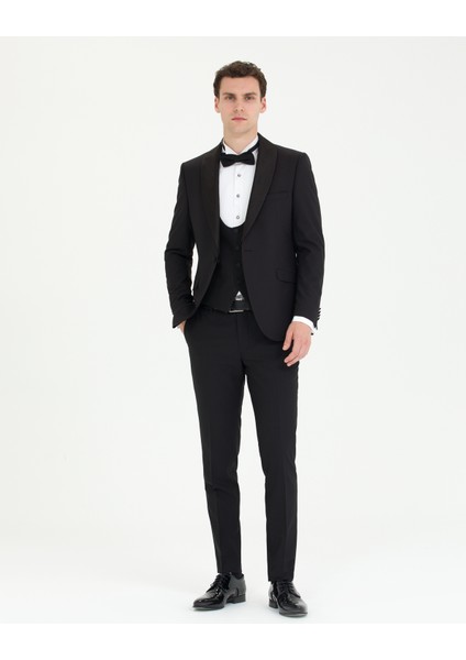 Erkek Siyah Ex. Slim Fit Smokin 50268914-VR046