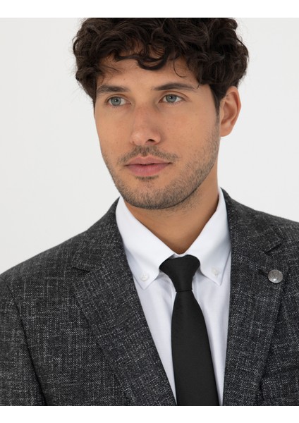Erkek Füme Ekstra Slim Fit Yün Karışımlı Blazer Ceket 50273154-VR058 fiyatları