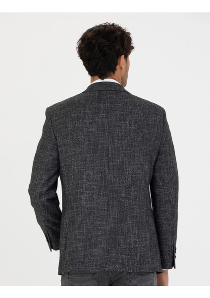 Erkek Füme Ekstra Slim Fit Yün Karışımlı Blazer Ceket 50273154-VR058 indirimleri