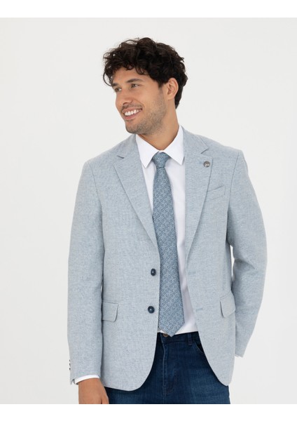 Erkek Açık Mavi Slim Fit Ceket 50273166-VR003 modelleri