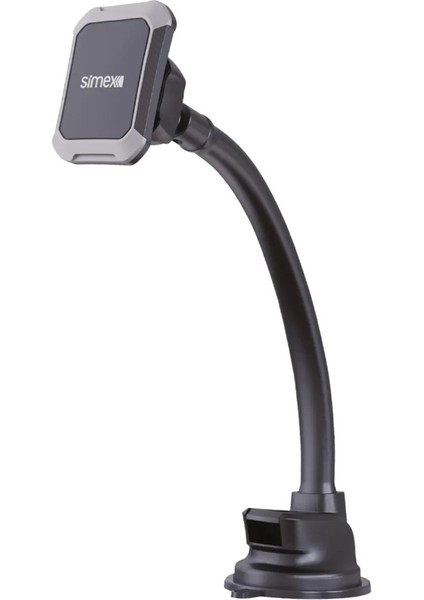 Aqua 70 Derece Isıya Dayanıklı Telefon Tutucu Vantuzlu Miknatisli ST-202 Siyah