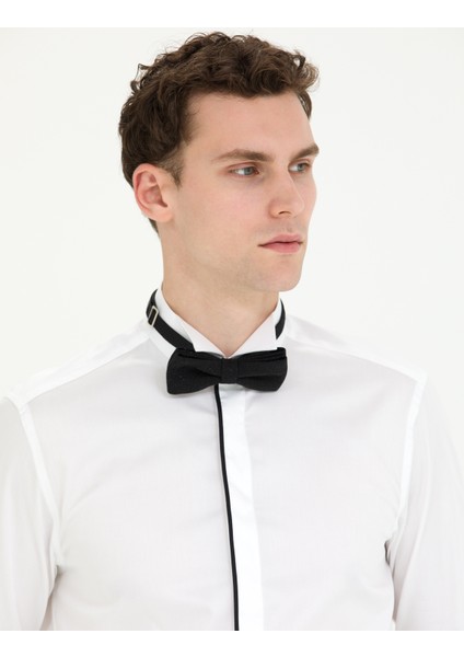 Erkek Beyaz Slim Fit Smokin Gömlek 50268195-VR013 fiyatları