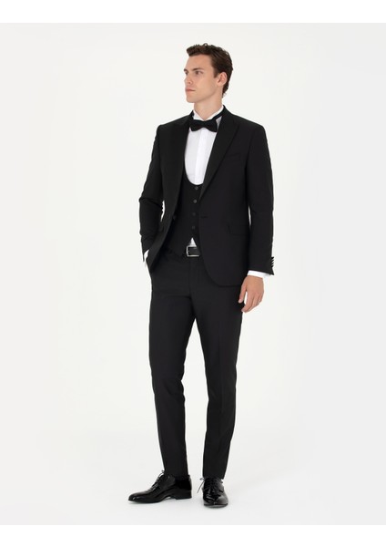 Erkek Siyah Ex. Slim Fit Yelekli Smokin 50268905-VR046 modelleri