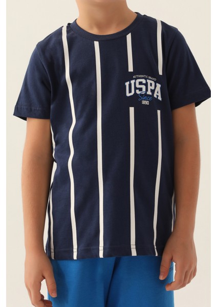 U.S. Polo Assn. Erkek Çocuk Koyu Lacivert Pijama Takım 50291607-VR100