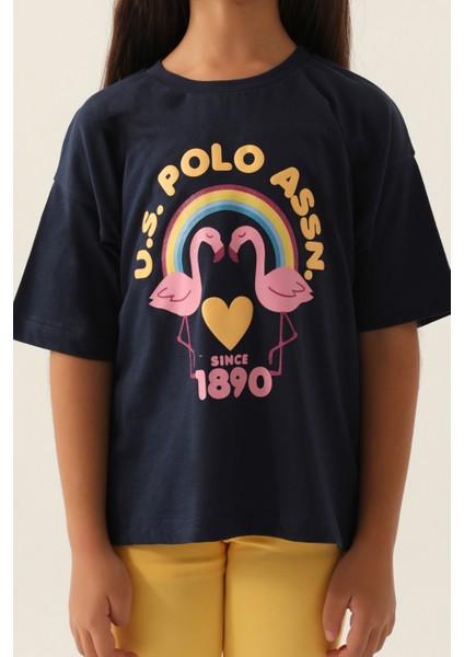 U.S. Polo Assn. Kız Çocuk Lacivert Pijama Takım 50290956-VR033