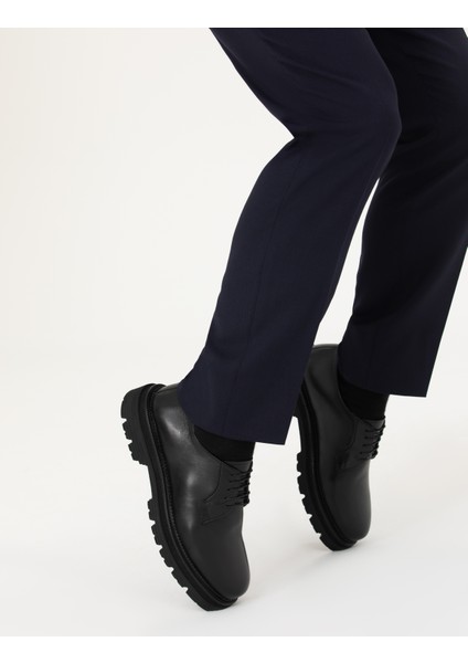 Erkek Siyah %100 Deri Casual Ayakkabı 50279061-VR046