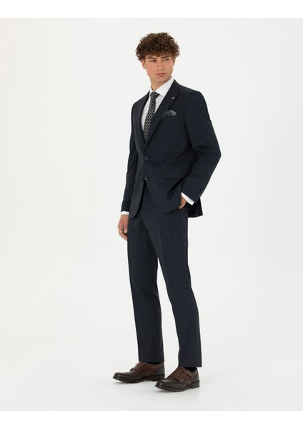 Erkek Lacivert Slim Fit Takım Elbise 50274387-VR033 modelleri