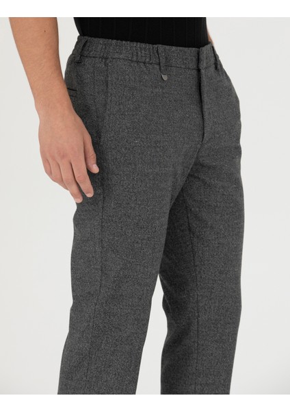 Erkek Füme Ex. Slim Fit Kumaş Pantolon 50275552-VR058 indirimleri