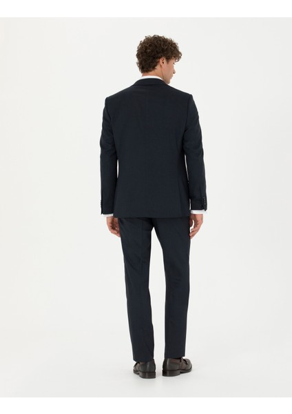 Erkek Lacivert Slim Fit Takım Elbise 50274387-VR033 indirimleri