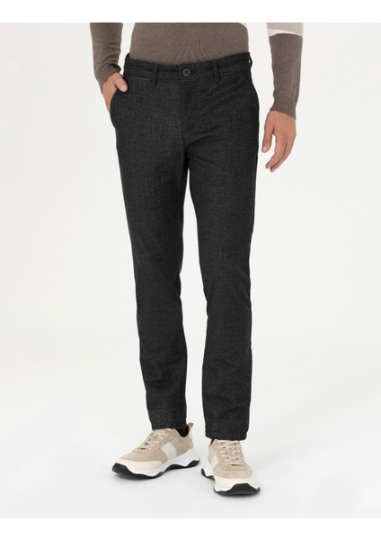Erkek Antrasit Slim Fit Kanvas Pantolon 50278130-VR006 fiyatları