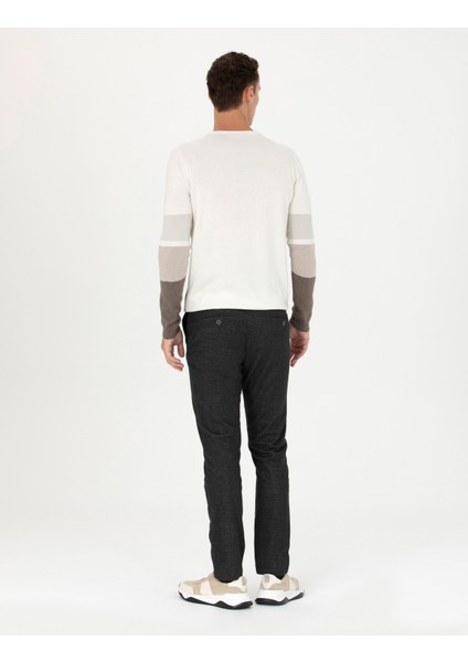 Erkek Antrasit Slim Fit Kanvas Pantolon 50278130-VR006 fırsatları