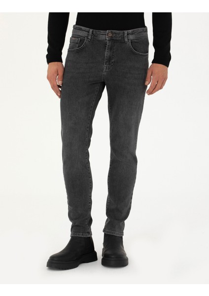 Erkek Antrasit Slim Fit Jean Pantolon 50274370-VR006 fiyatları