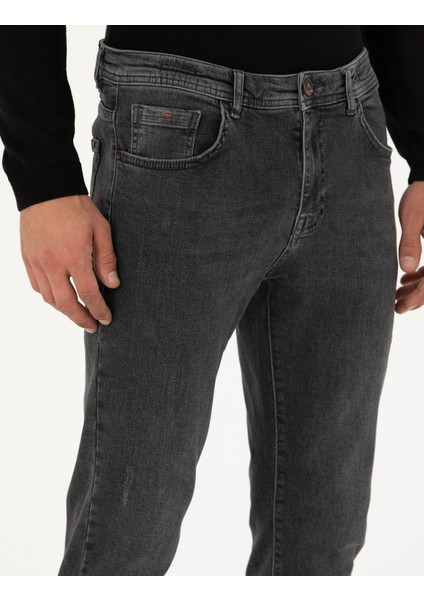 Erkek Antrasit Slim Fit Jean Pantolon 50274370-VR006 indirimleri