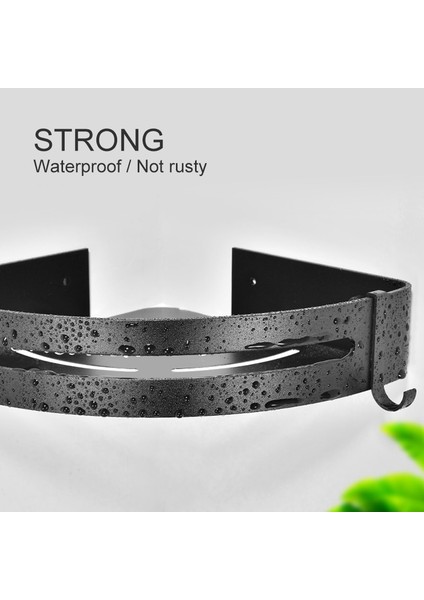 Şerit-A-1 Katman Stili Banyo Raf Organizatör Duş Depolama Köşe Rafları Duvara Monte Alüminyum Tuvalet Şampuanı Tutucu Hiçbir Matkap Banyo Aksesuarları (Yurt Dışından)