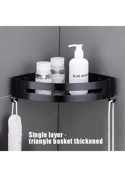No.6 Stili Banyo Üçgen Raf Delikli Olmayan Tuvalet Alanı Alüminyum Lavabo Tuvalet Köşe Üçgen Sepet Depolama Rafı Ev Rafları (Yurt Dışından) modelleri