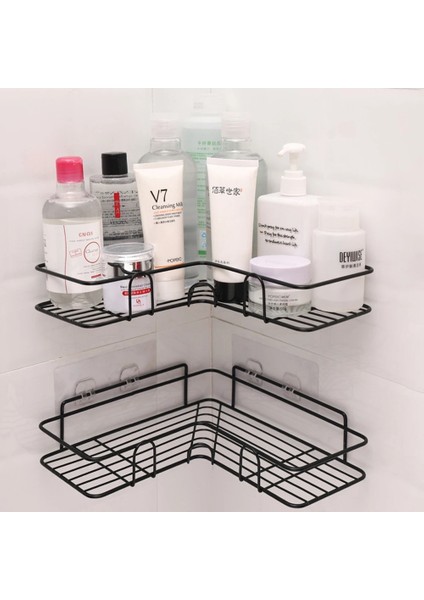 B-1pc-Yeni-05 Tarzı Banyo Rafı Mutfak Düzenleyici Raflar Köşe Çerçeve Demir Duş Rafı Depolama Rafı Şampuan Tutucu Banyo Aksesuarları Için (Yurt Dışından) indirimleri