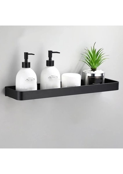 5 Kanca Stiliyle 40CM Banyo Rafı Banyo Duş Rafı Alüminyum Siyah Banyo Köşe Rafı Duvara Monte Siyah Alüminyum Mutfak Depolama Tutucusu (Yurt Dışından) fırsatları