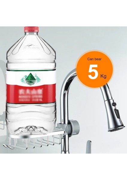Sabunluk Stili Banyo Mutfak Rafı Alüminyum Tek Katmanlı Duş Sepeti Depolama Rafı Ayarlanabilir Musluk Drenaj Raf Banyo Aksesuarları (Yurt Dışından) fiyatları