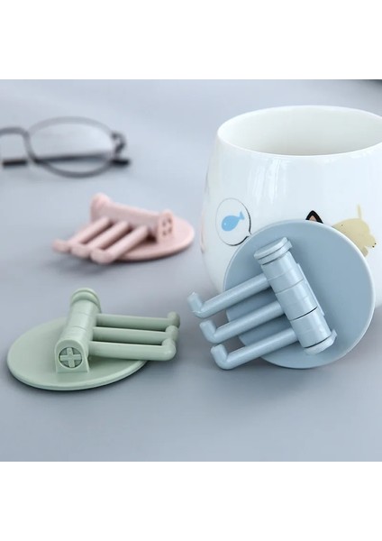 Iskandinav Mavisi Tarzı Döner Kanca Çok Amaçlı Mutfak Traceless Banyo Duvar Rafı Tırnaksız Kanca Kanca Havlu Askısı (Yurt Dışından) indirimleri