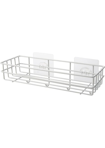 Beyaz 28X10.5X9CM Tarzı Banyo Rafı Mutfak Düzenleyici Raflar Köşe Çerçeve Demir Duş Rafı Depolama Rafı Şampuan Tutucu Banyo Aksesuarları Için (Yurt Dışından)