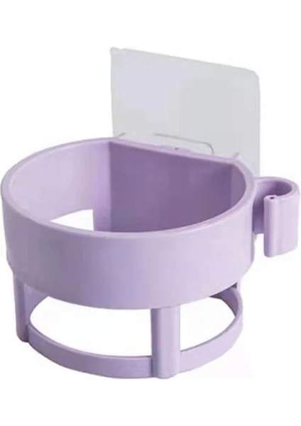 Lacivert Tarzı Saç Kurutma Makinesi Tutucu Üfleyici Organizatör Yapışkanlı Duvara Monte Tırnak Ücretsiz Hiçbir Sondaj Paslanmaz Çelik Spiral Banyo Için Depolama Standı (Yurt Dışından)