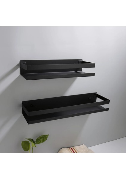 Fırçalanmış 20CM Tarzı Banyo Donanım Aksesuarları cm Modern Mat Siyah Banyo Köşe Rafları Mutfak Duvar Rafı Duş Şampuan Depolama Rafı (Yurt Dışından) fiyatları