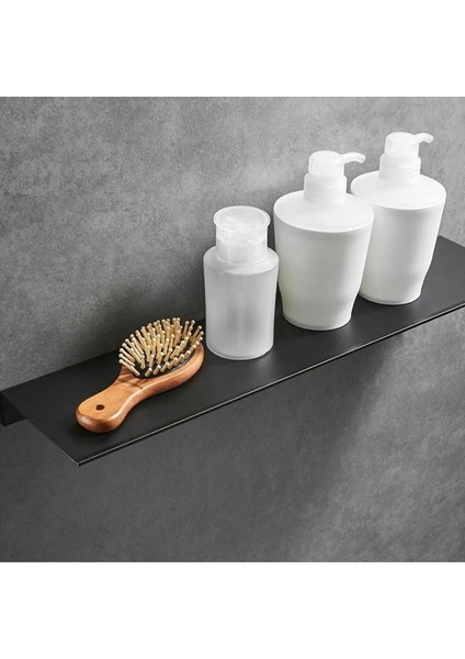 Beyaz 30CM Tarzı Banyo Depolama Rafı 30 cm Modern Mat Uzay Alüminyum Duvara Montaj Raf Deliksiz Siyah Beyaz Mutfak Duvar Raf Depolama Tepsisi (Yurt Dışından) modelleri