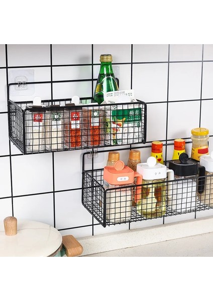 Siyah 27X15CM Tarzı Banyo Rafı Duş Duvara Monte Şampuan Depolama Tutucu Vantuz ile Hiçbir Sondaj Mutfak Depolama Banyo Aksesuarları 1 Adet (Yurt Dışından) indirimleri
