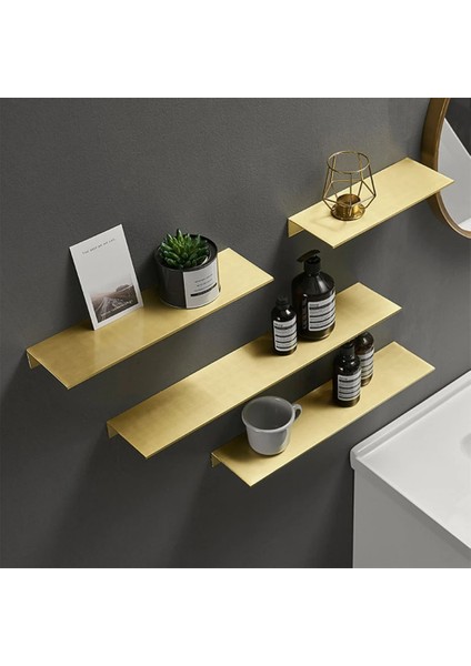 Beyaz 40CM Tarzı cm Siyah Beyaz Altın Banyo Depolama Rafı Şampuan Cosmetelves Duvara Monte Duş Rafı Ev Aksesuarları (Yurt Dışından) fiyatları