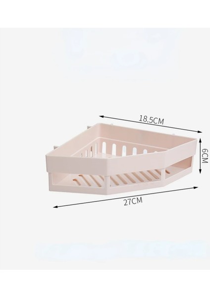 Bej Tarzı Sıcak Banyo Köşe Rafları Şampuan Tutucu Mutfak Depolama Rafı Mess Duş Organizatör Duvar Tutucu Space Saver Ev Eşyaları (Yurt Dışından) fırsatları