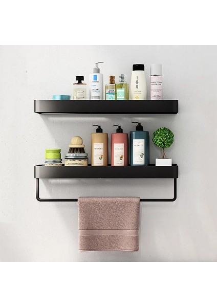 3 Kanca Stiliyle 23CM Banyo Rafı Siyah Banyo Şampuanı Duş Depolama Rafı Mutfak Tutucu Mutfak Düzenleyici Alüminyum Mutfak Depolama Tutucu (Yurt Dışından) fiyatları